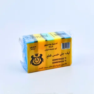 ليف جلي خمسات فولاذي مقاوم للصدأ