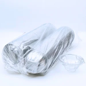 Plastic Cube Containers 500ml Fixed Lid