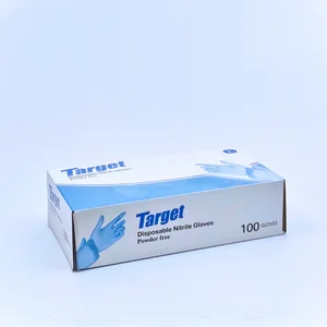 كفوف نتريل ازرق مقاس كبير